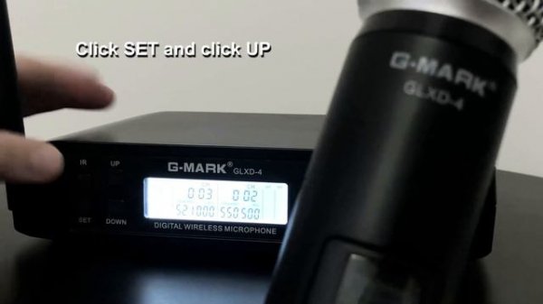 G-MARK GLXD4 wireless microphone