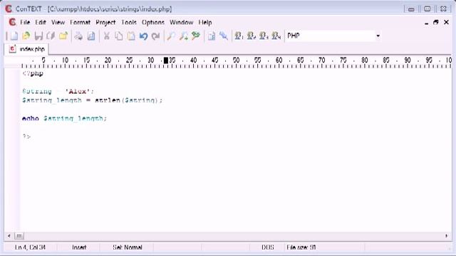 Beginner PHP Tutorial 46 String Functions String Length YouTube смотреть онлайн