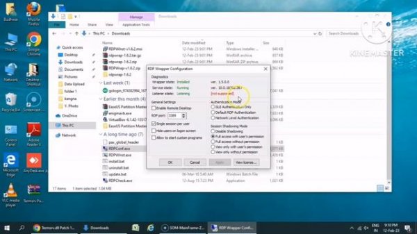 Multiple remote Desktop sessions via RDP wrapper share your computer resource with others.