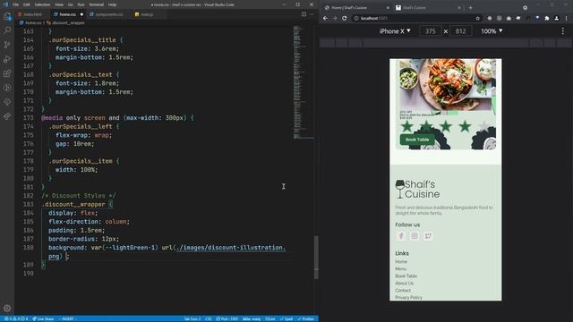 HTML CSS Full Project | Restaurant Website | Shaif's Cuisine смотреть онлайн