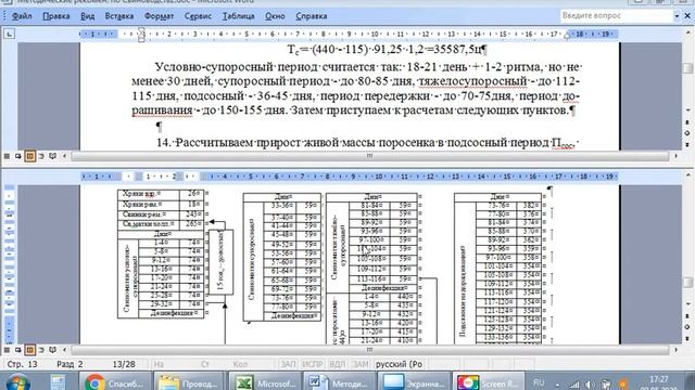Расчет циклограммы смотреть онлайн