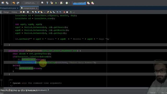 Java Advance | GUI Applications | Lecture 8 | Form Validation | CSE | Pashto Language смотреть онлайн