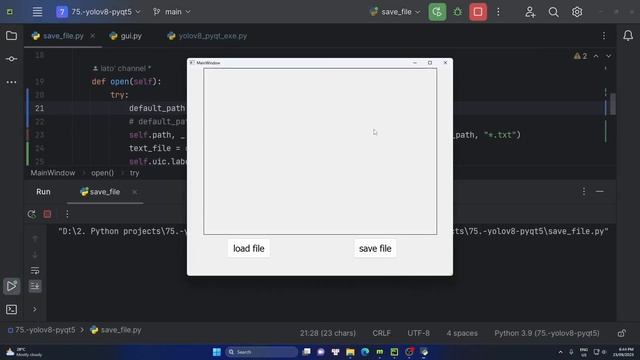 B83: cách mở và lưu file với pyqt5 2023 "life" смотреть онлайн