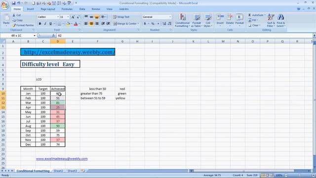 Highlight a Cell In Excel with Conditional Formatting смотреть онлайн