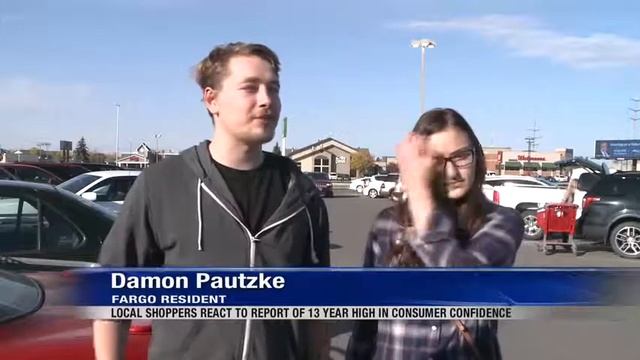 News Local shoppers react to high consumer confidence in U S смотреть онлайн