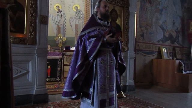 4 суббота Вел. поста. Проповедь на Литургии 25.03.17г. смотреть онлайн