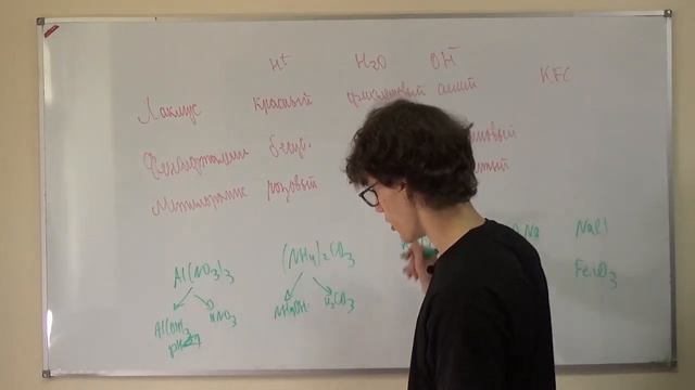 Гидролиз солей с нуля + совместный гидролиз, цвета окраски индикаторов, амфолиты(кислые соли)