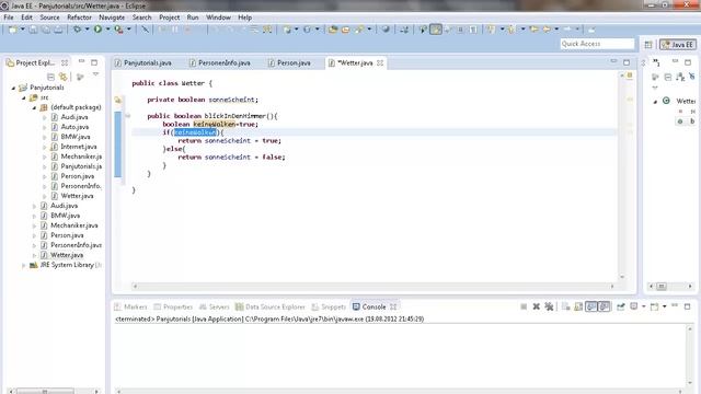 Java Tutorial Programmieren für Anfänger 41 -- Boolean -- Wahr oder Falsch смотреть онлайн