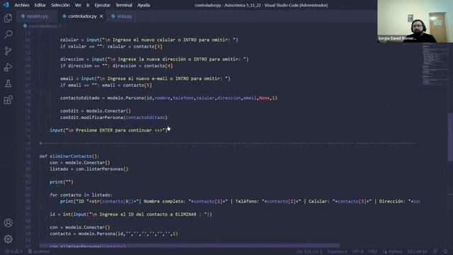 Clase de Programación en PYTHON - Clase 22- Programación Orientada a Objetos Fecha 10 / 11 / 2022 смотреть онлайн