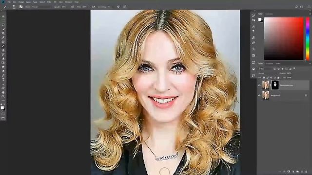 Make Low to High Resolution Photo I Madonna Part 01 I Photoshop CC 2018 Tutorial I Sketch I Mams смотреть онлайн