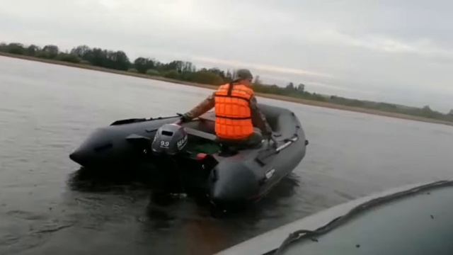 Лодка Hunter 390 / Sea Pro 9.9 первый спуск на воду. смотреть онлайн