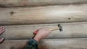 Обивка джутовым канатом сруба «#сезонконтентаRUTUBE