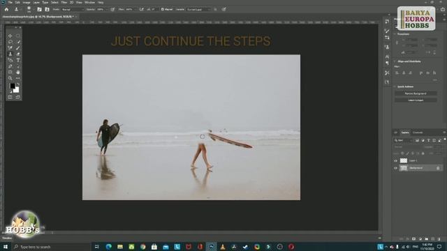 How to remove objects on Photoshop | Removing Objects using clone stamp tool | Photoshop Tutorial смотреть онлайн