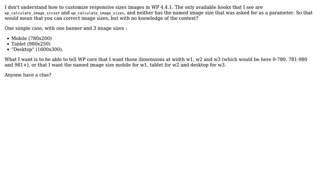 Wordpress: Pb with responsive image sizes in WP 4.4 смотреть онлайн