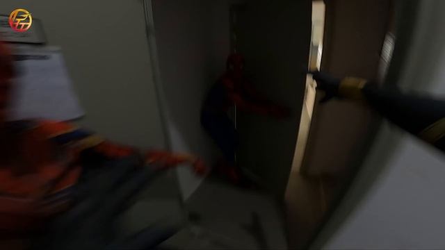 TEAM SPIDER-MAN Vs ZOMBIE SUPERHERO In Real Life LATE FOR MARVEL (ParkourPOV Movie)