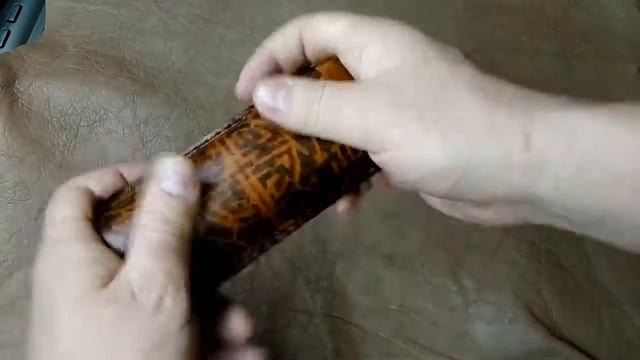 Ключница из кожи своими руками "Мандала". Ручная работа. Натуральная кожа краст. смотреть онлайн