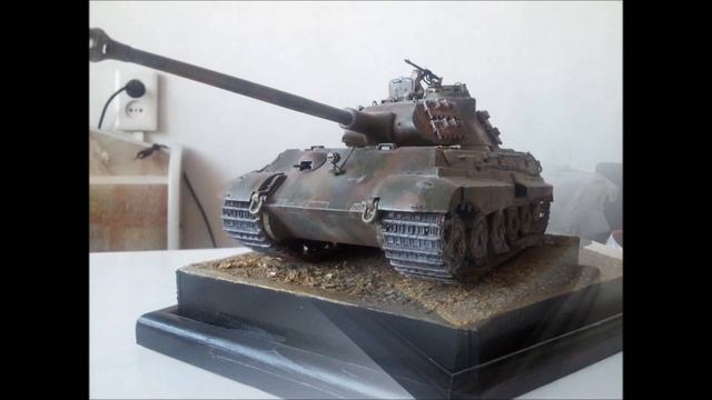 King Tiger (Zvezda) 35 scale...фотоотчет смотреть онлайн