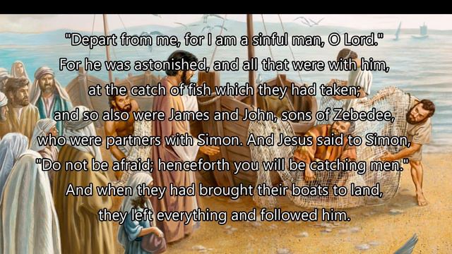 Daily Gospel Reading - September 1, 2022 ||Gospel Reading and Reflection Luke 5: 1-11| Scripture смотреть онлайн