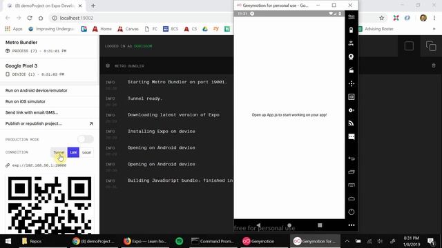 React Native (Expo) Dev Environment Setup + First Project (Windows 10 ) смотреть онлайн