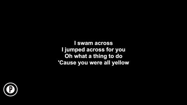 Coldplay - Yellow Karaoke SLOWER Acoustic Piano Instrumental Cover Lyrics смотреть онлайн