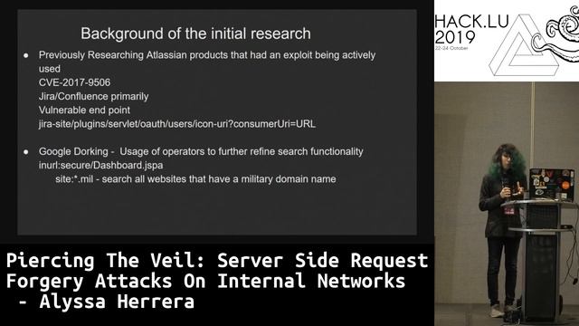 Piercing The Veil: Server Side Request Forgery Attacks On Internal Networks - Alyssa Herrera смотреть онлайн