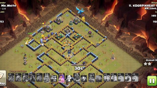Crazy 8 Invisibility Spell With Electro Dragon Town Hall 15!! Clash of Clans - Th15 Attack Strategy смотреть онлайн