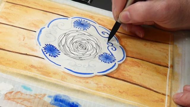 🔴Last Painting! Cozy Creative Series - Rustic Apple Tart Watercolor смотреть онлайн