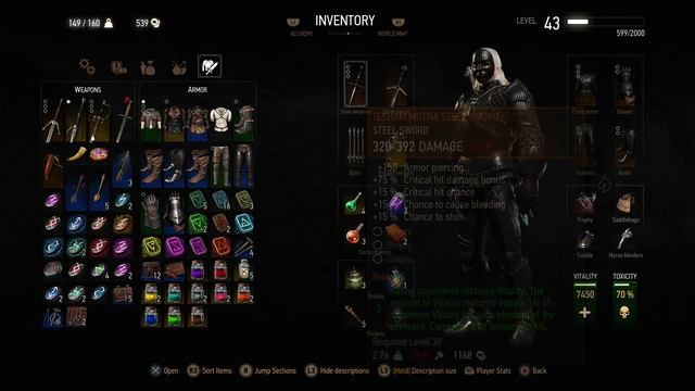 The Witcher 3 - Tesham Mutna Armor [Vampire Armor] смотреть онлайн