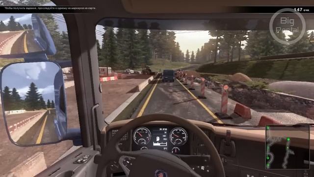 Scania Truck Driving Simulator: практика управления (геймплей)