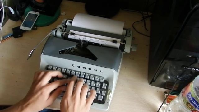 Пишущая \печатная машинка Consul 221 смотреть онлайн