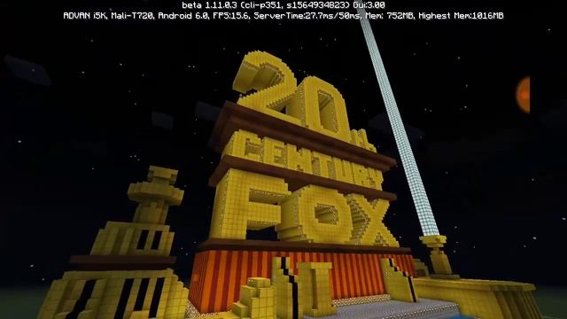 20th Century Fox In Minecraft PE 1.11.0.3 смотреть онлайн