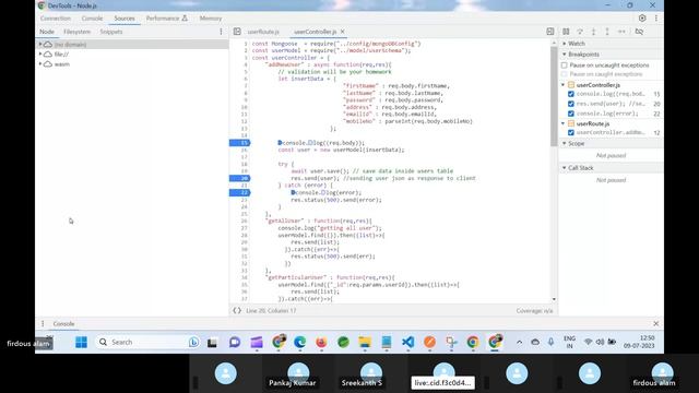 Class 10 #Nodejs Training | Nodejs Debug and Logger | Mongodb Query,Crud Operation in MVC structure смотреть онлайн