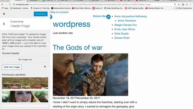 WordPress Functions add theme support custom-header Part-14 смотреть онлайн