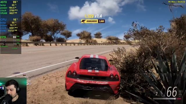 RTX 4070 - Forza Horizon 5 - MAX Settings (DLSS 3 Tested) смотреть онлайн