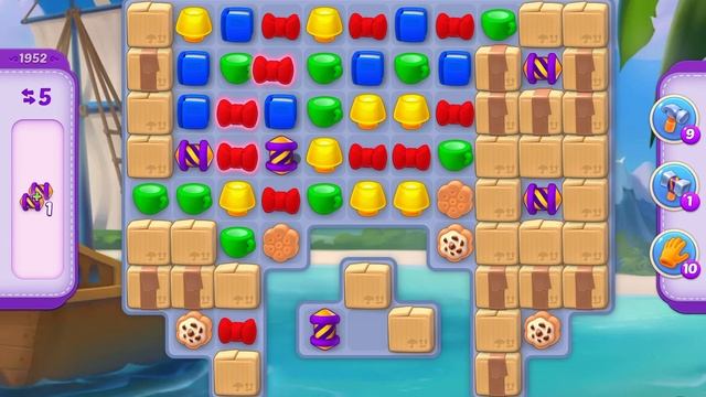 HomeScapes Level 1952 No Boosters (14 Moves)