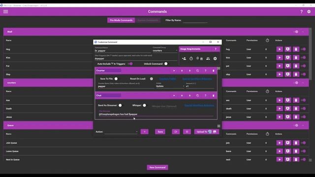 MIX IT  UP BOT TUTORIAL | ADVANCED CHAT COMMANDS (counters; I.e., Death Counter)