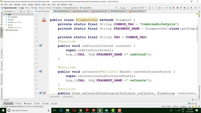 Fragment Lifecycle in Android смотреть онлайн