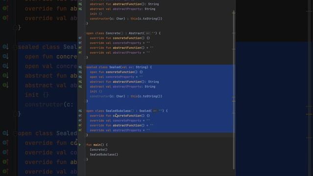 Kotlin - sealed classes programming examples смотреть онлайн