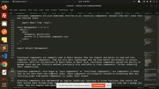 React Tutorial in Hindi #12 React Functional Components смотреть онлайн