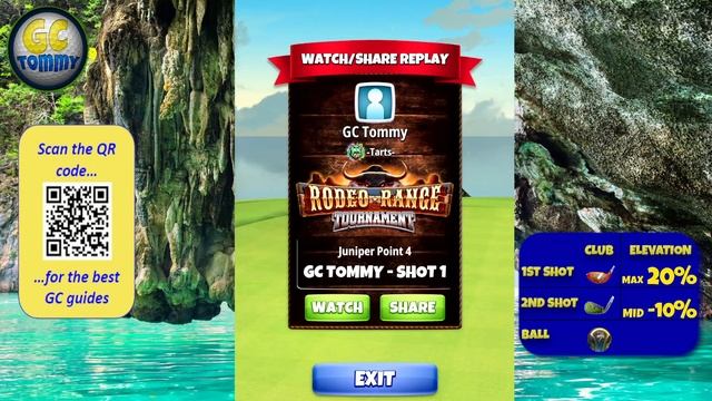 Master, QR Hole 1 - Par 4, EAGLE - Rodeo Range Tournament, *Golf Clash Guide* смотреть онлайн