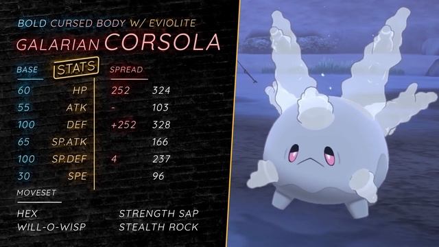 How to use CORSOLA! Galarian Corsola Moveset Guide! Pokemon Sword and Shield! ⚔️?️ смотреть онлайн