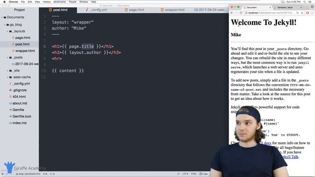 Variables | Jekyll - Static Site Generator | Tutorial 13 смотреть онлайн