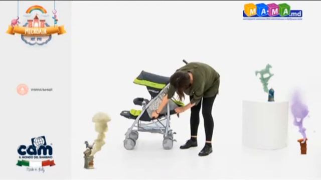 Прогулочная коляска Cam Microair (848) смотреть онлайн