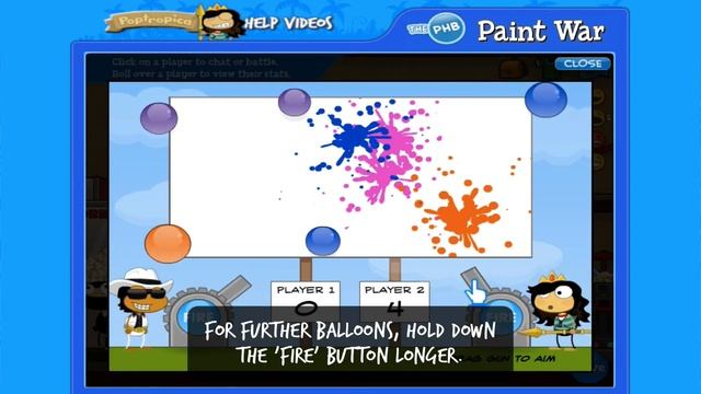 Paint War (MiniGame Tips) :: Poptropica Help Videos смотреть онлайн