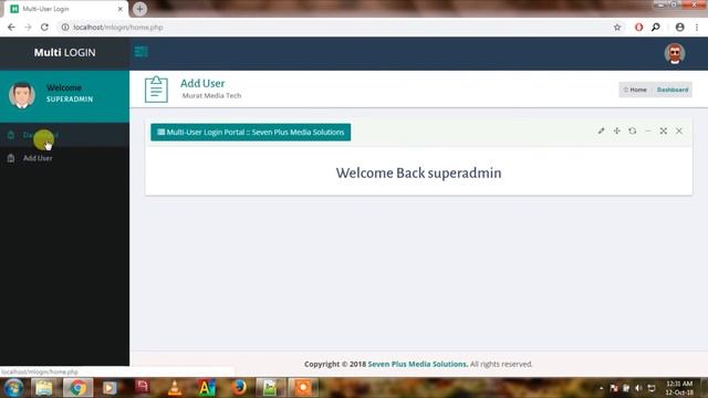 Multi-User Login Portal PHP Database Management System смотреть онлайн