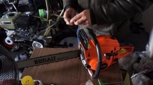 обзор-сборка бензопилы BRAIT BR-5218