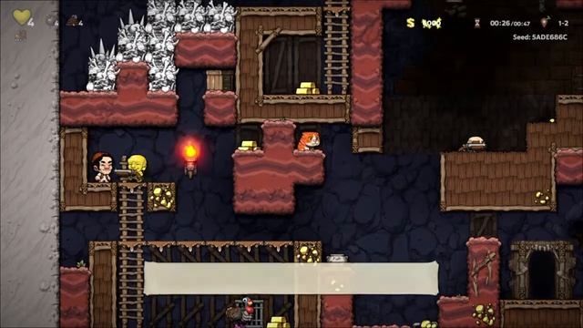 Spelunky 2's BEST SEED, Kapala, Jetpack & Plasma Cannon in 1-2 смотреть онлайн