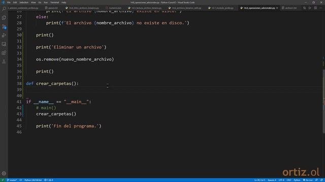 Python Curso V2: 318 Uso de la Función os.mkdir() para Crear una Carpeta en Disco смотреть онлайн