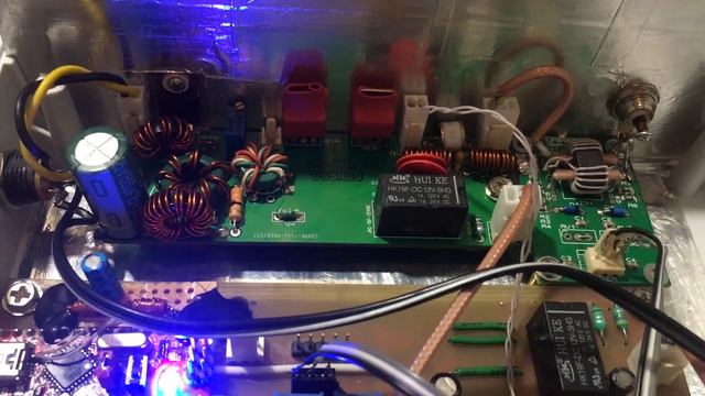 Работа КСВ метра в SDR TRX UT3MK / US5NCJ одноплатник v4 смотреть онлайн