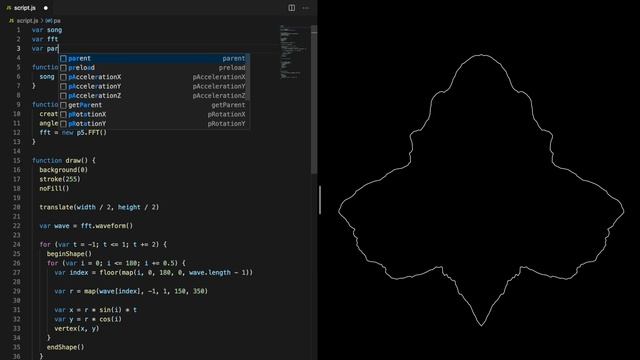 Code an Audio Visualizer in p5js (from scratch) | Coding Project #17 смотреть онлайн